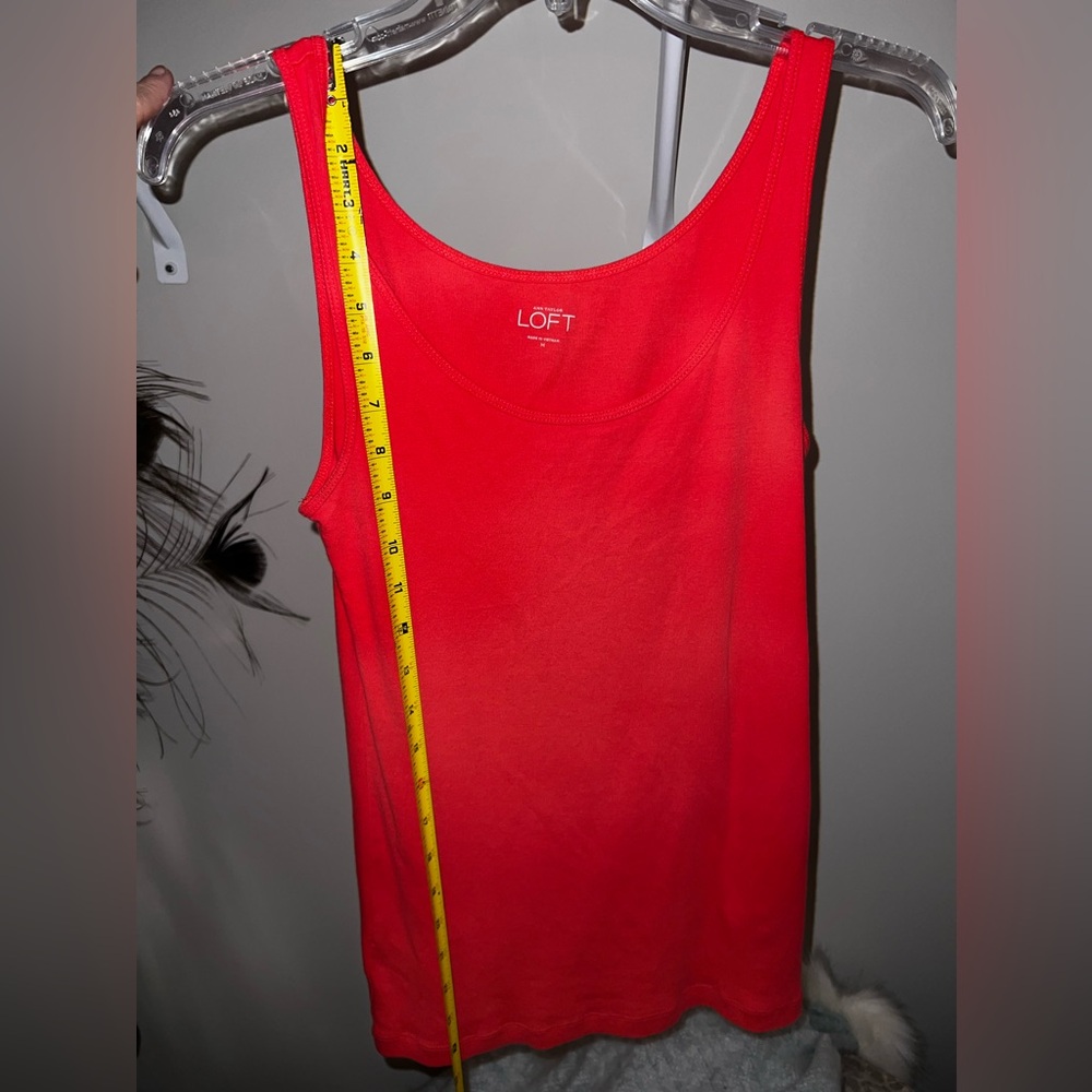 Loft pink tank top size medium